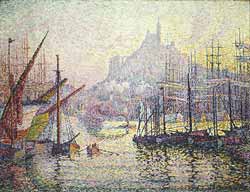 Una vista de Marsella, Paul Signac, 1905