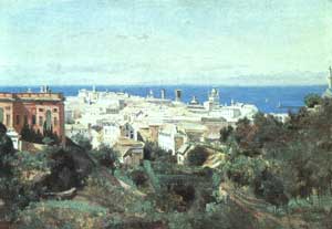 Vista de Génova, Corot