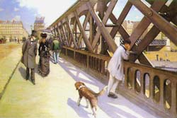 El Pont de l'Europe, Caillebotte, 1876