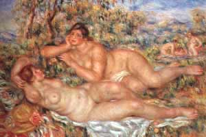 Bañistas, Renoir (1818-19)