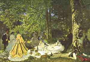 La merienda campestre, Claude Monet, 1865-66