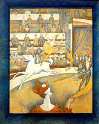 En el circo, Georges Seurat (1890-91)