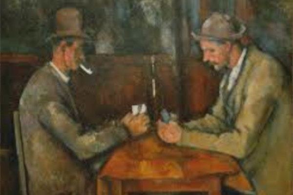 Los jugadores de cartas-Cézanne